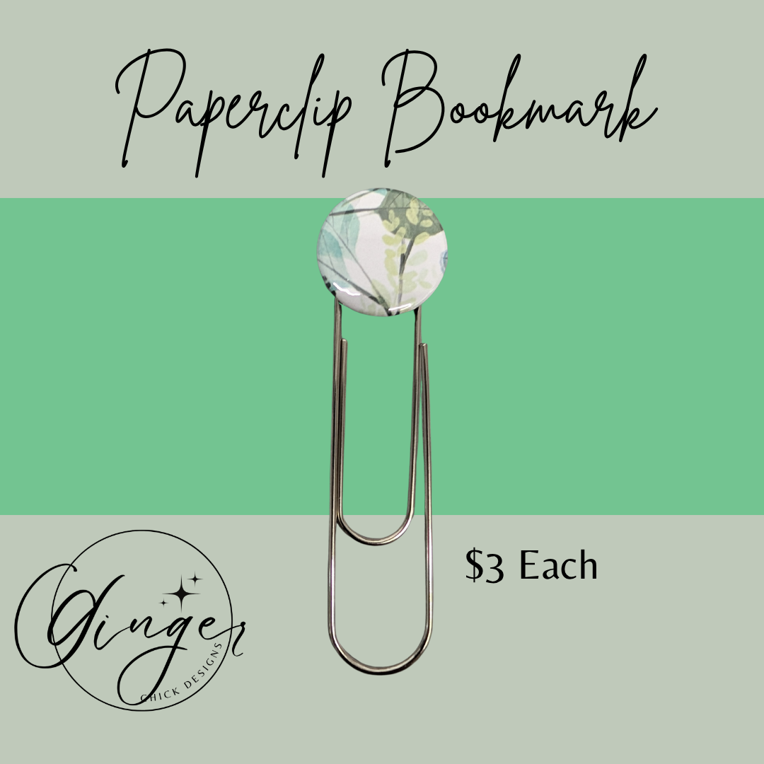 Eucalyptus 3-Inch Paperclip Bookmark