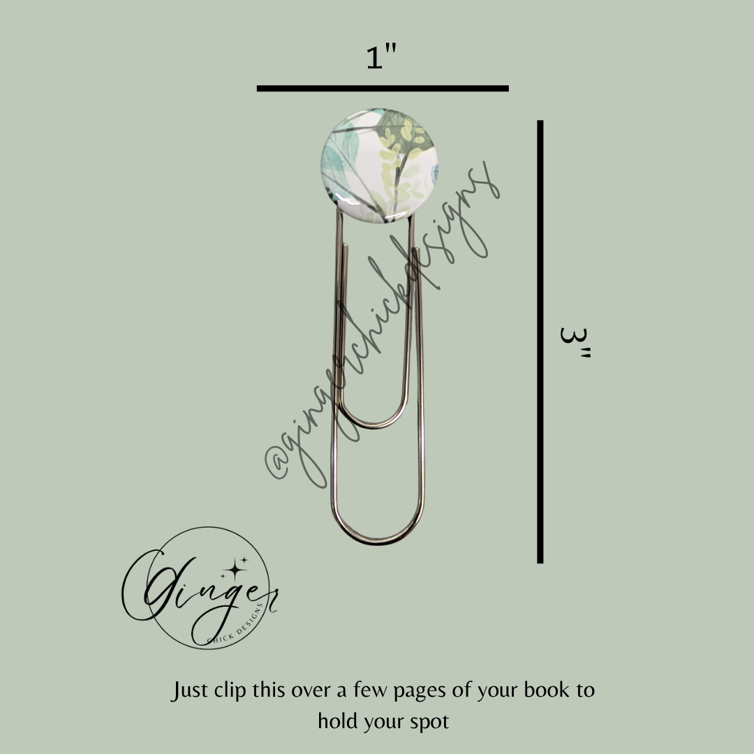 Eucalyptus 3-Inch Paperclip Bookmark