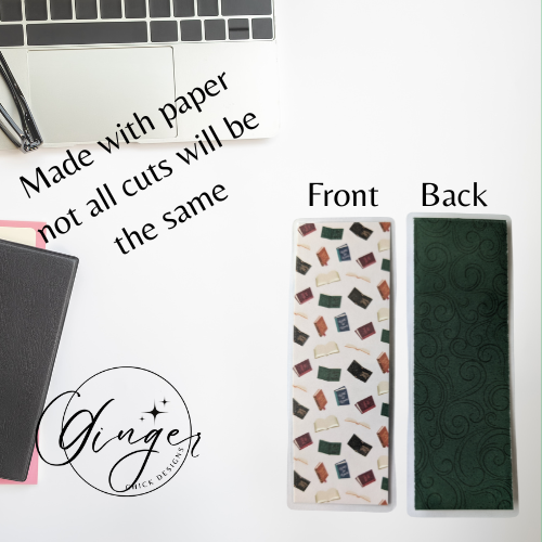 Flying Books Laminated Bookmark