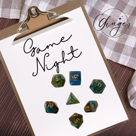 Tideforged Relic DND Dice Set