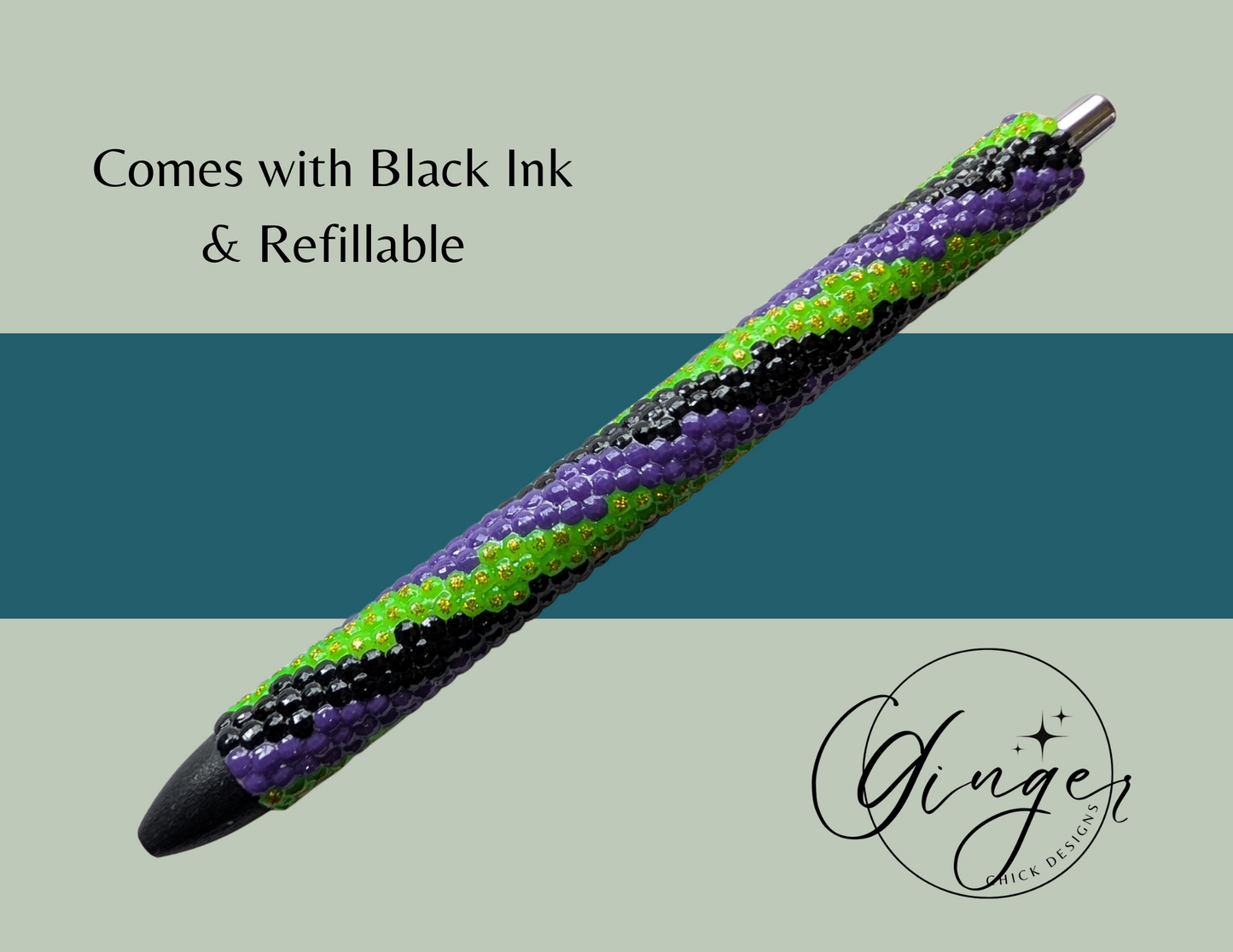 Halloween Beatle Diamond Art Ink Joy Gel Pen