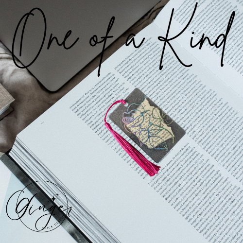 Holographic Rose Dictionary Acrylic Bookmark