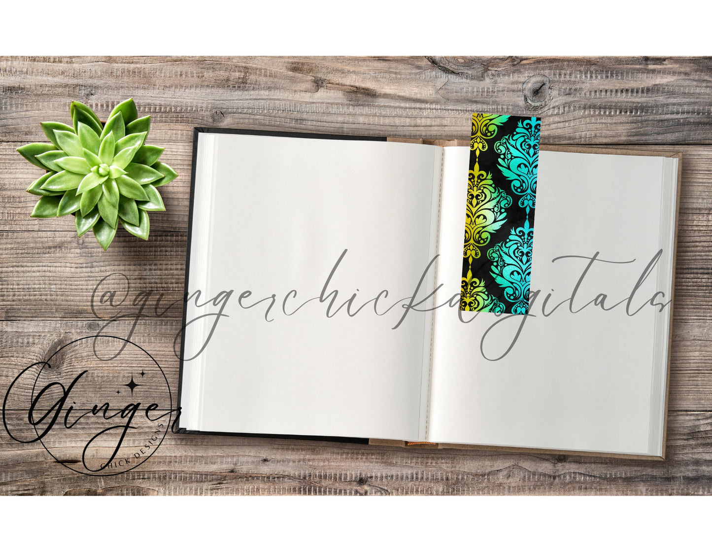 Rainbow Filigree - digital bookmark, digital download, book lovers, reading, inspirational