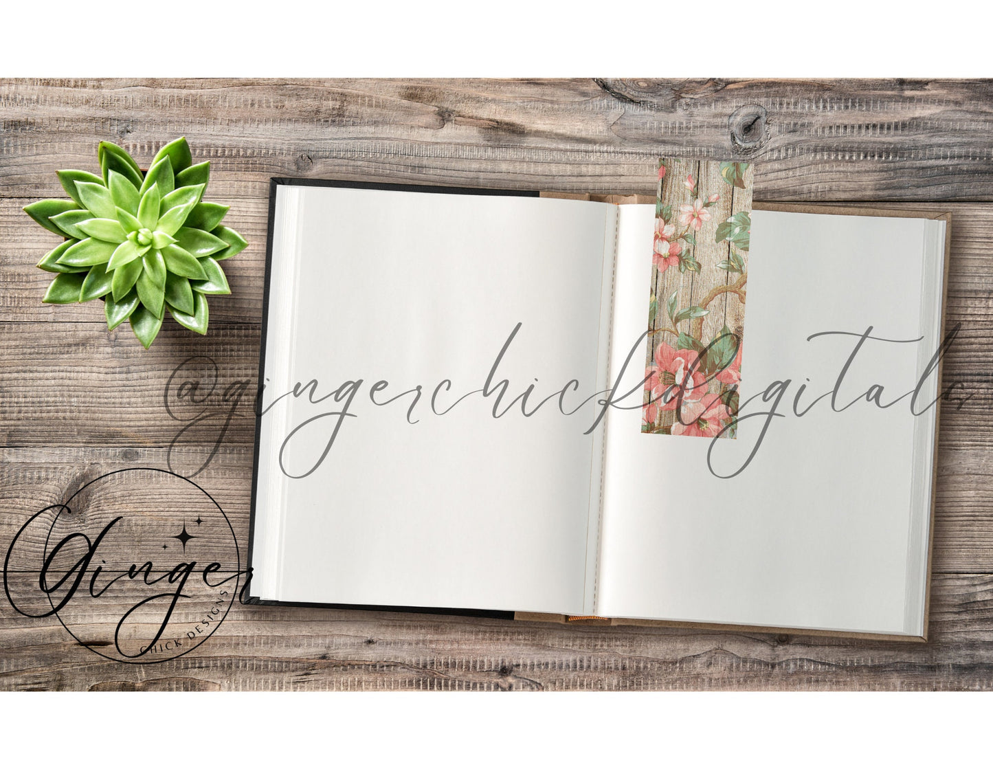 Pink Flower Barn - digital bookmark, digital download, book lovers, reading, inspirational