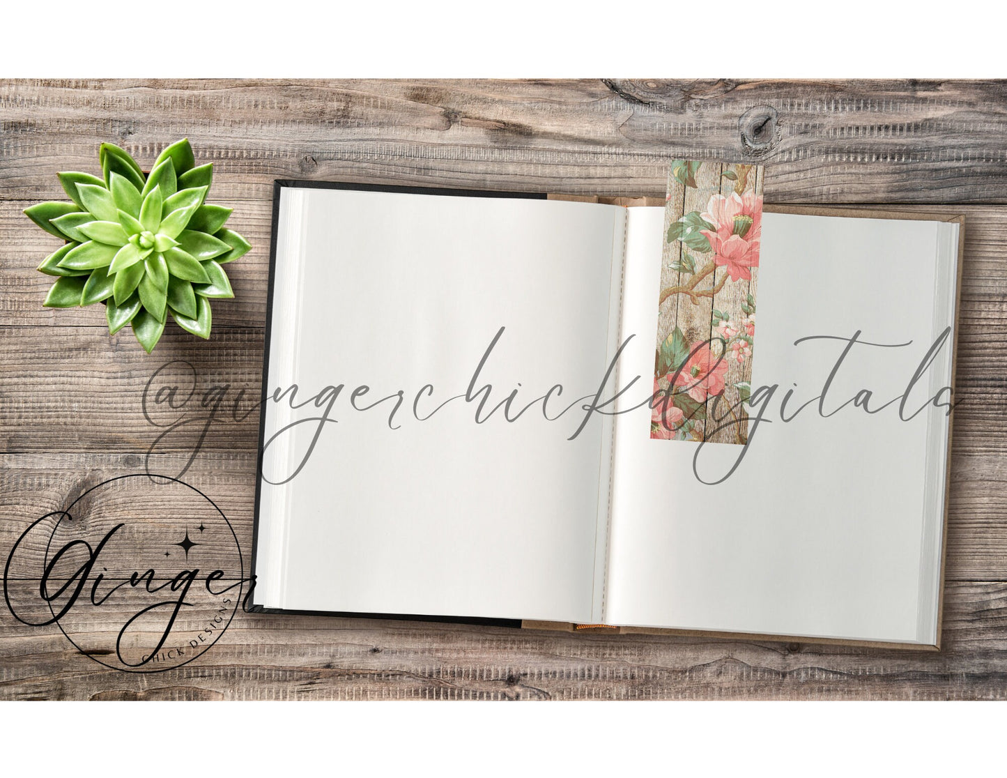 Pink Flower Barn - digital bookmark, digital download, book lovers, reading, inspirational