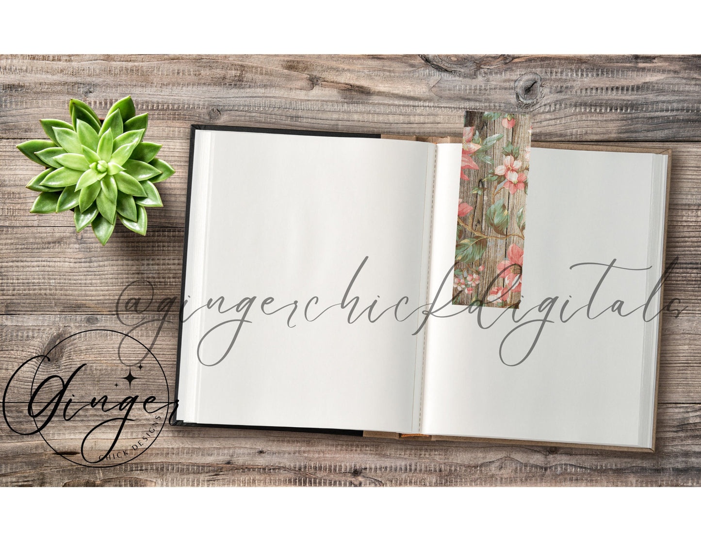 Pink Flower Barn - digital bookmark, digital download, book lovers, reading, inspirational