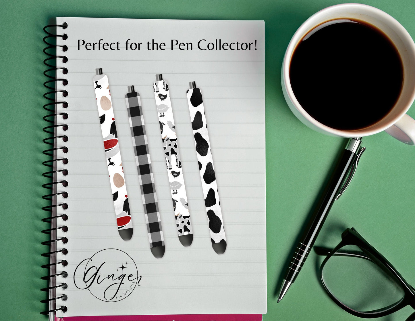 Pen Wraps | Pen skins | Farming | 4 designs | PNG/JPEG