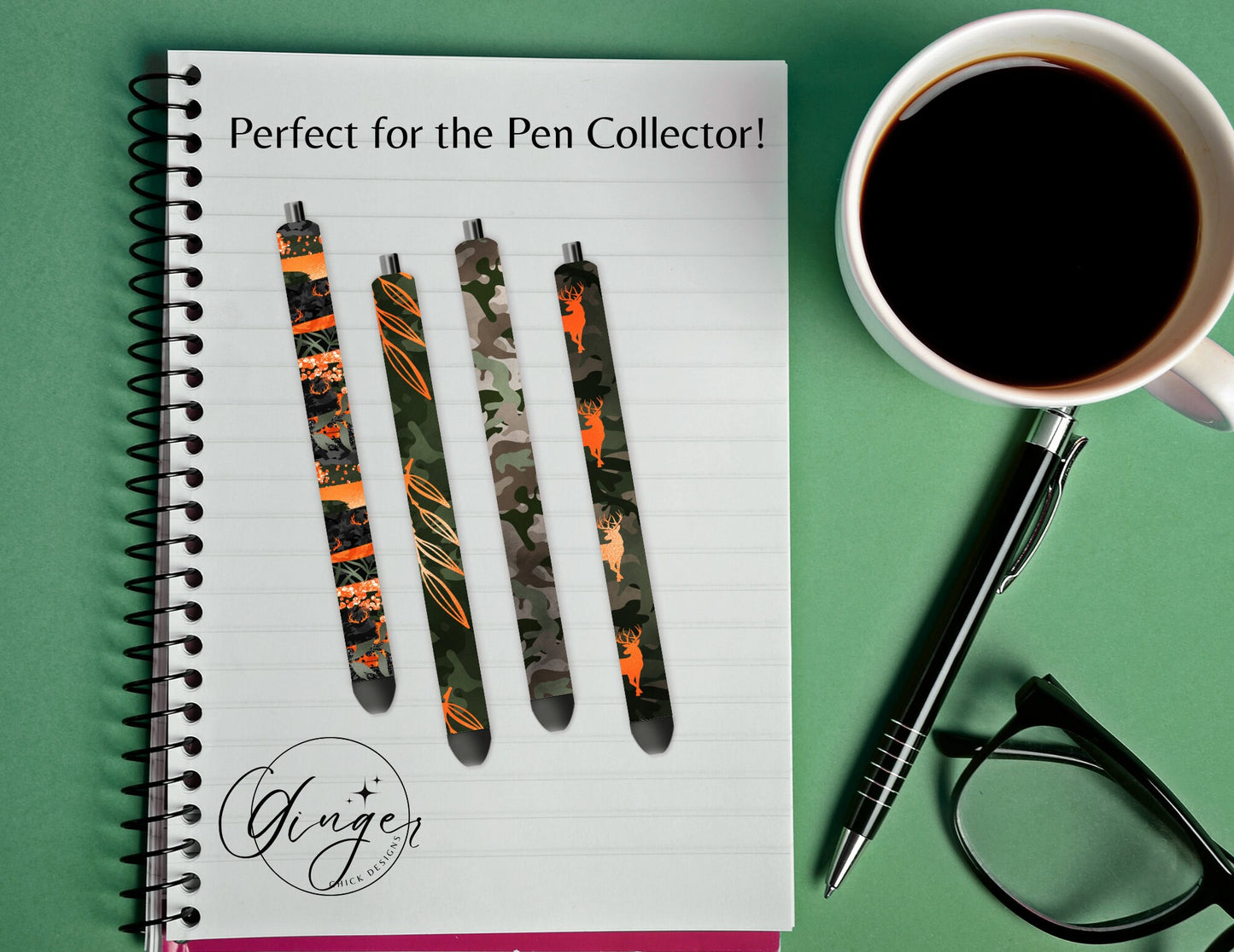 Pen Wraps | Pen skins | Hunting Lover | 4 designs | PNG/JPEG