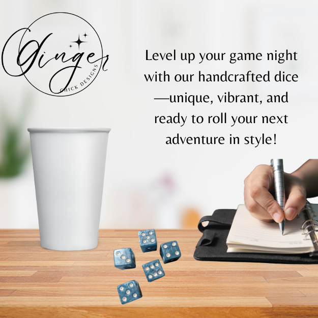 Light Blue Small Dice Set