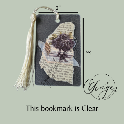 Mail Bundle Dictionary Acrylic Bookmark