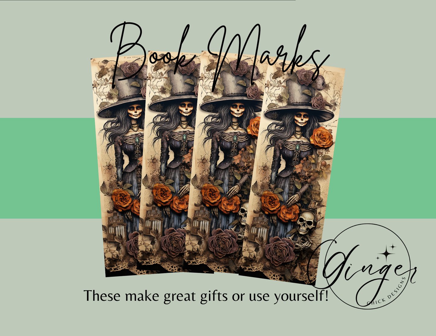 Madam Skellington Bookmark