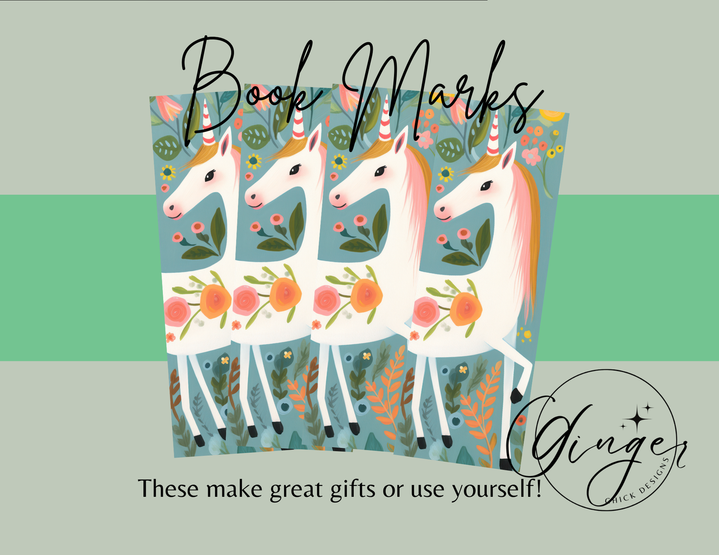 Unicorn Bookmark