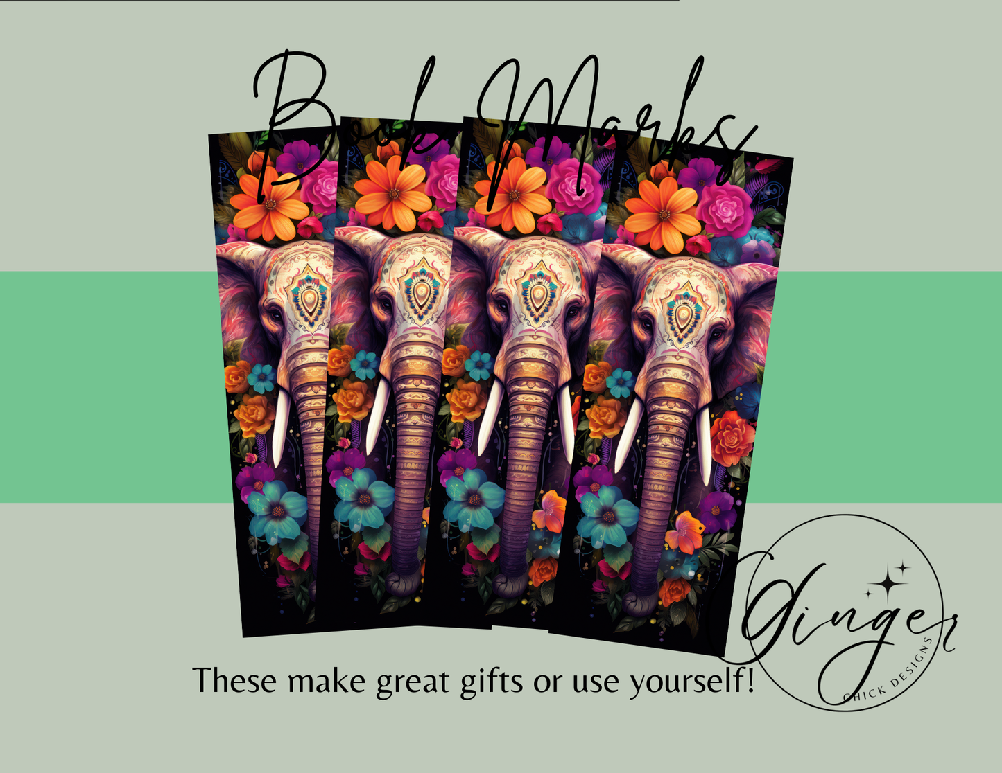 Elephant Bookmark