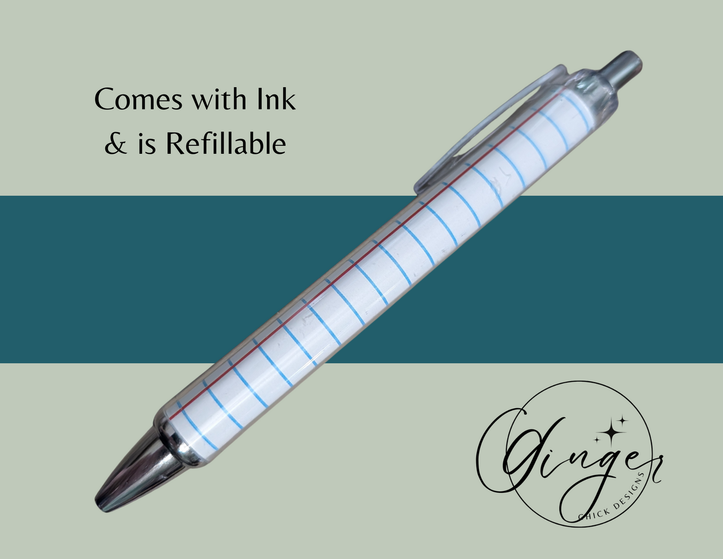 Notebook Paper Gel Pen