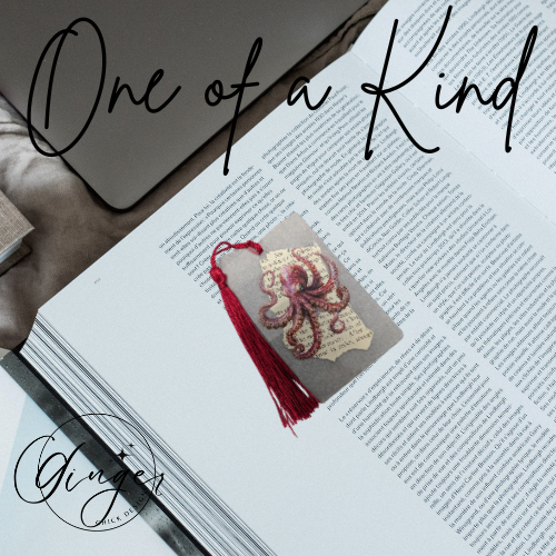 Octopus Dictionary Acrylic Bookmark