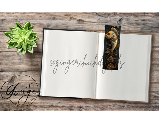 Steampunk Fish Bookmark