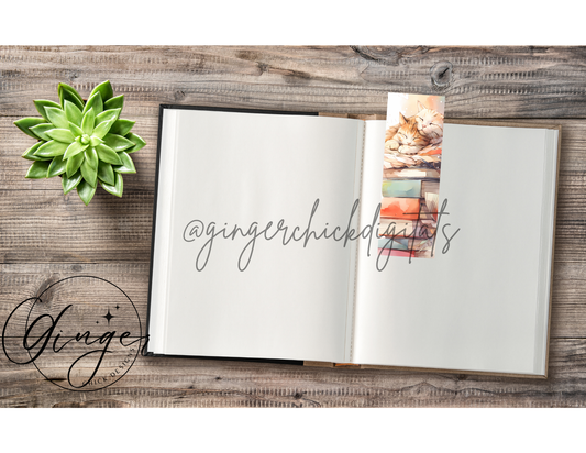 Two Kittens Sleeping Bookmark