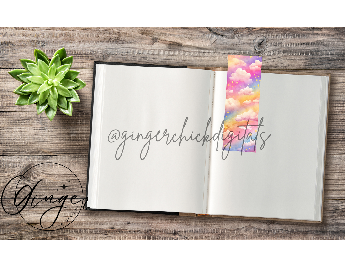 Rainbow Clouds Bookmark