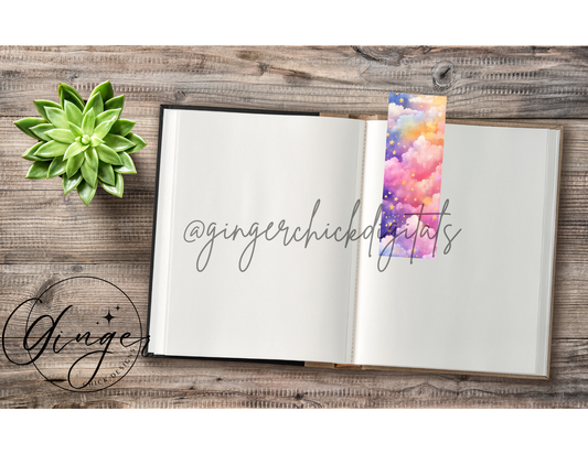 Rainbow Clouds Bookmark