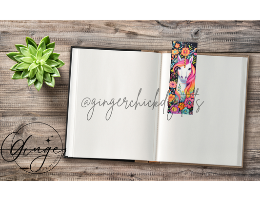 Rainbow Unicorn Bookmark