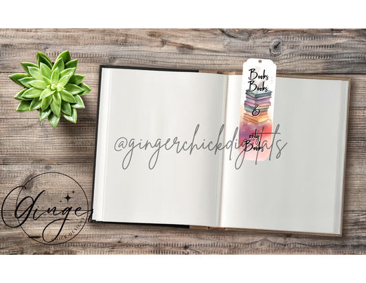 Book, Books & More Books Bookmark