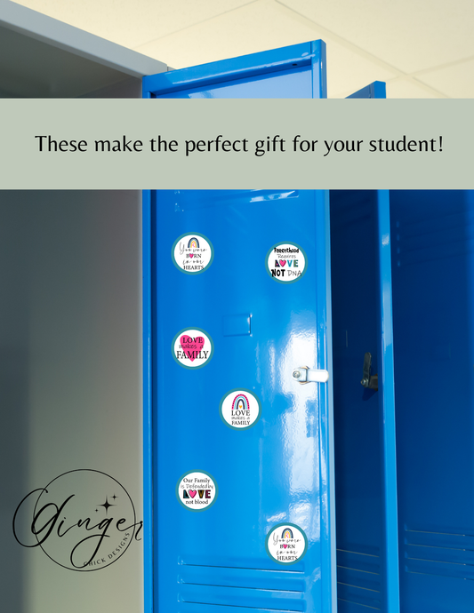 Adoption Button Magnets