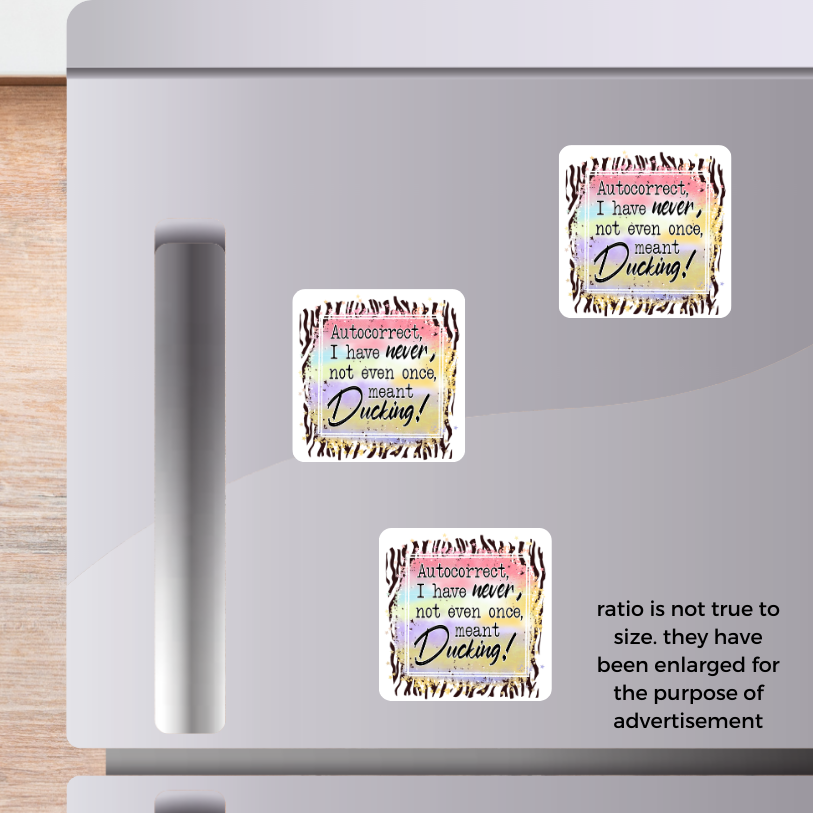 Autocorrect Ducking 2x2 Magnet