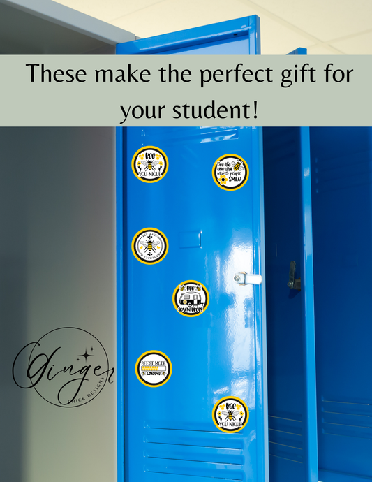 Bee You-Nique Button Magnets