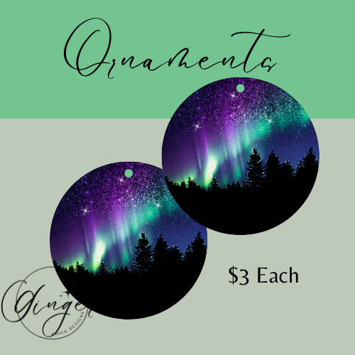 Northern Lights Ornaments