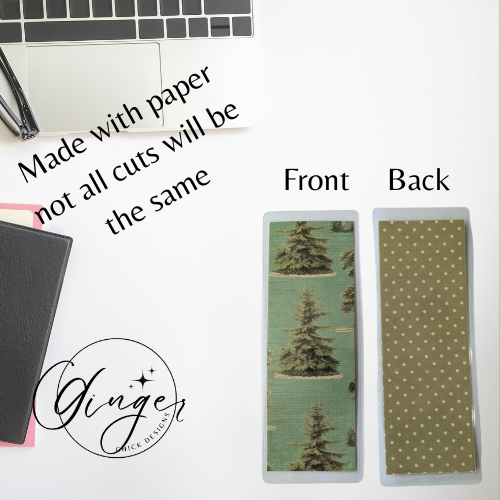 Pine Tree Laminated Bookmark