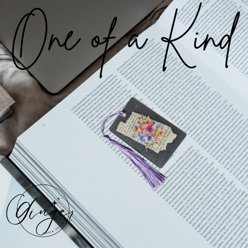 Rainbow Bouquet Dictionary Acrylic Bookmark