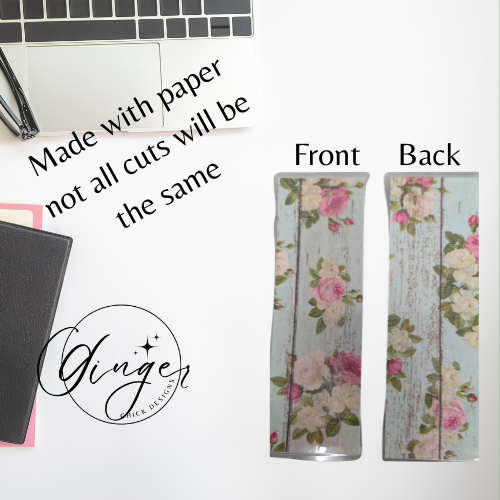 Romantic Rose Laminated Bookmark