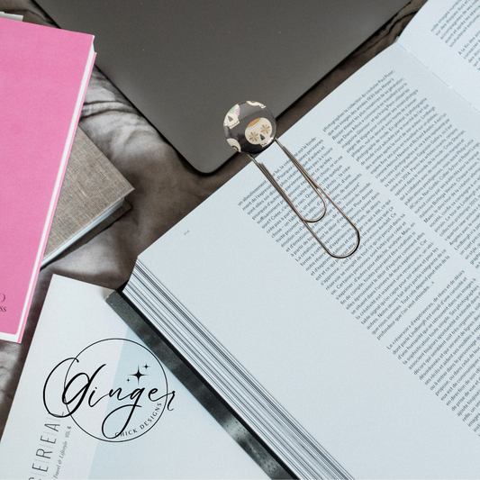 Sugar Skull 3-Inch Paperclip Bookmark