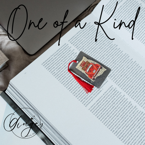 Traveling Car Dictionary Acrylic Bookmark