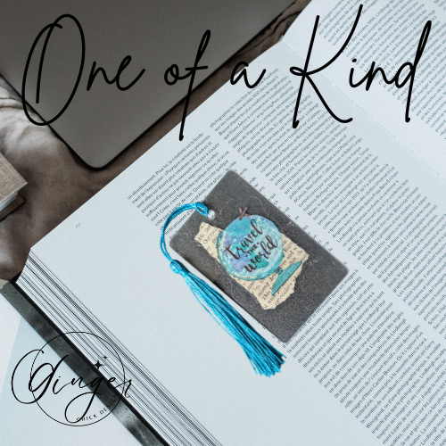 Travel the World Dictionary Acrylic Bookmark