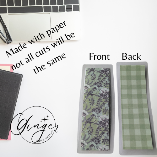Vintage Wallpaper Laminated Bookmark