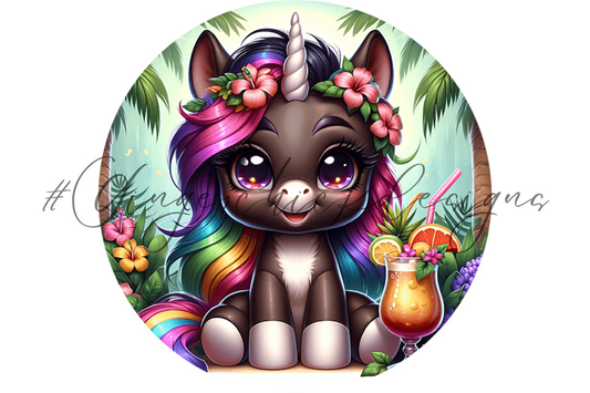 Rainbow Unicorn Bottle Cap Images