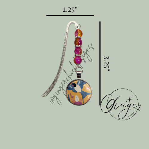 Blue Bird Hook Bookmark