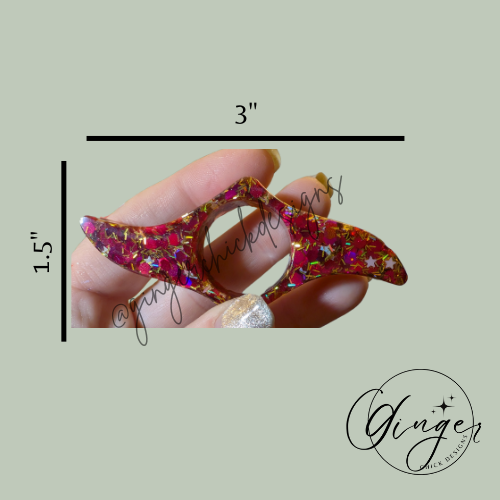 Happy New Year Wave Thumb Bookmark