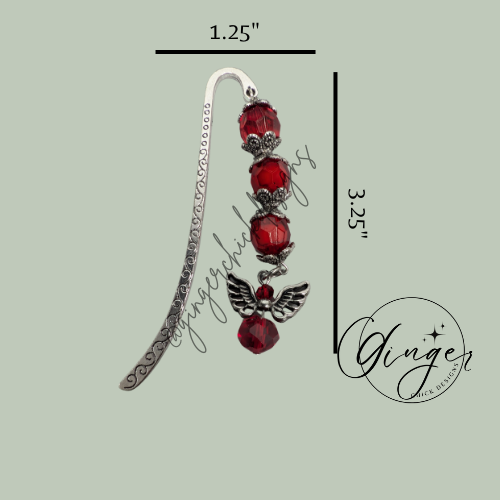 Red Angel Hook Bookmark