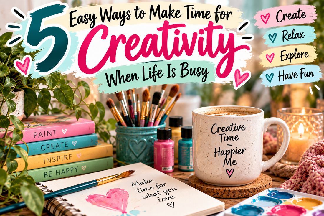 5 Easy Ways to Make Time for Creativity When Life Is Busy