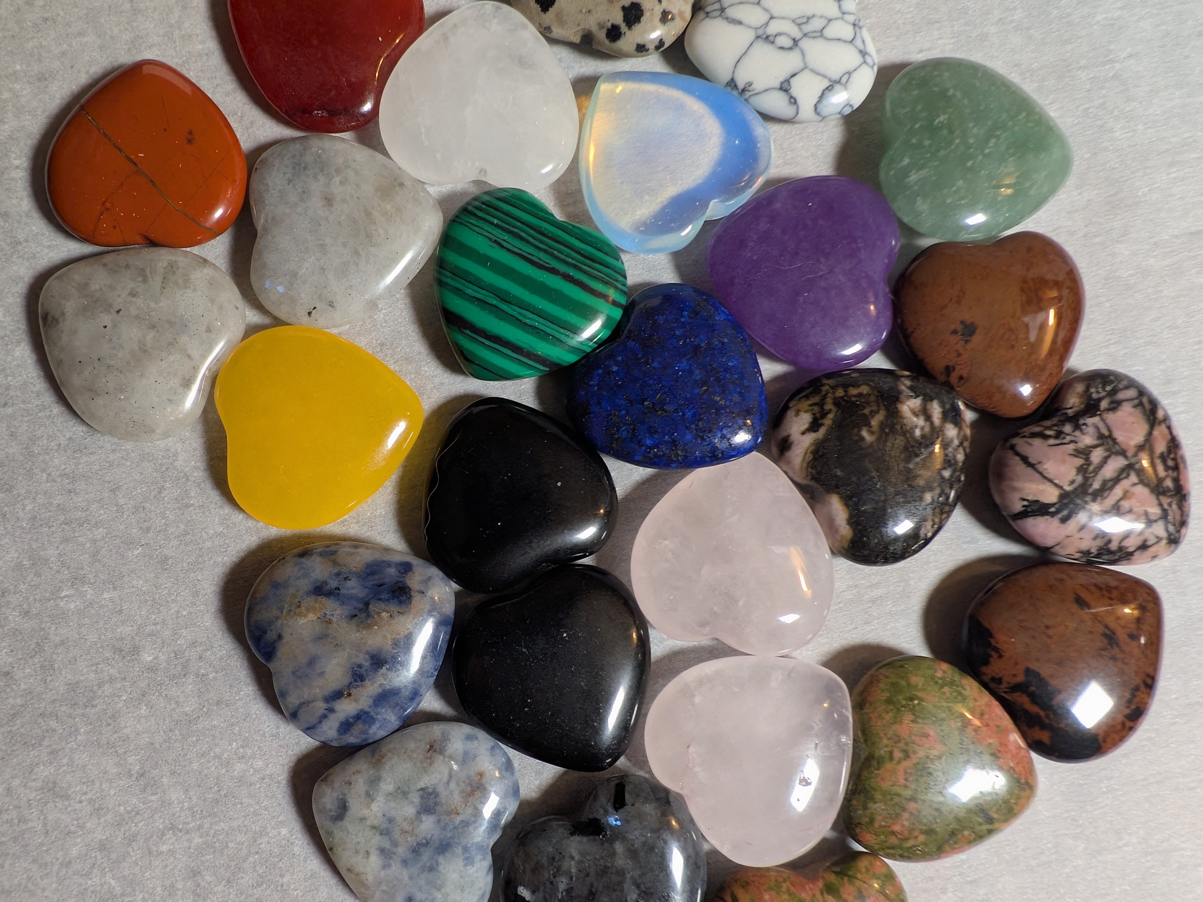 Real Stone Hearts Pocket Hugs – Ginger Chick Designs