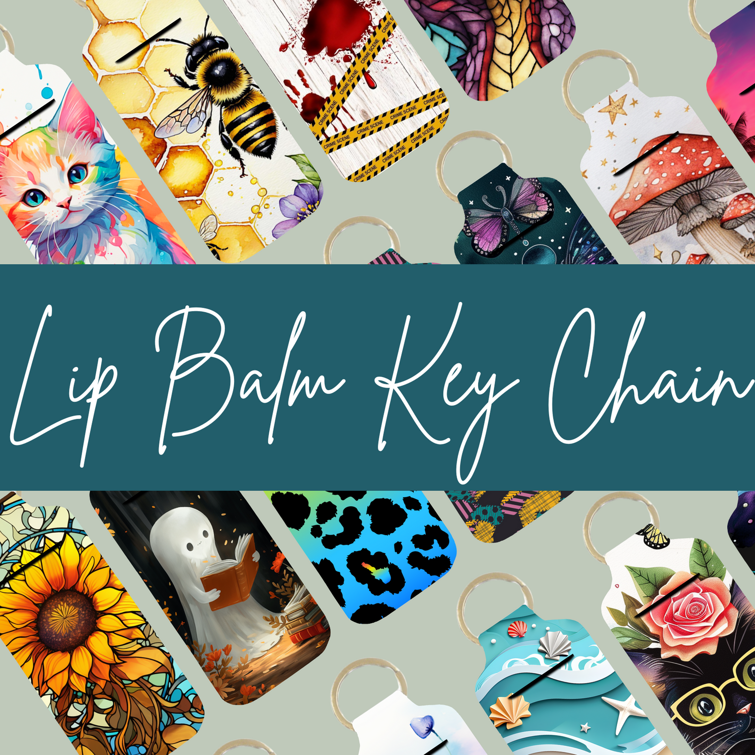 Chapstick Keychains