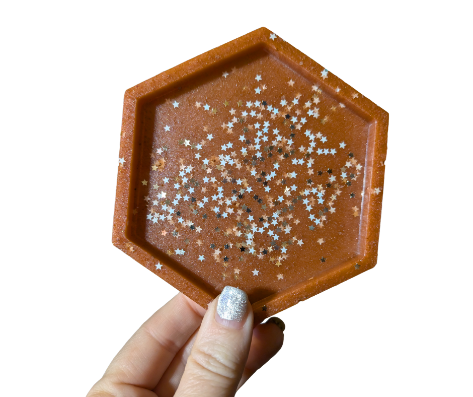 Rust Resin Coaster