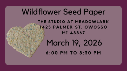 Wildflower Seed Paper Workshop