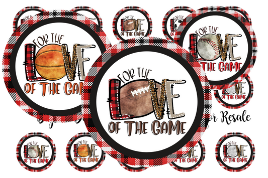 For the Love of the Game Bottle Cap Images