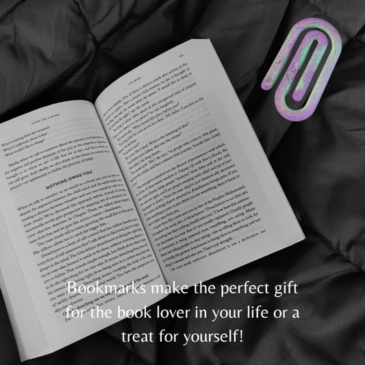 Green and Purple Jumbo Paperclip