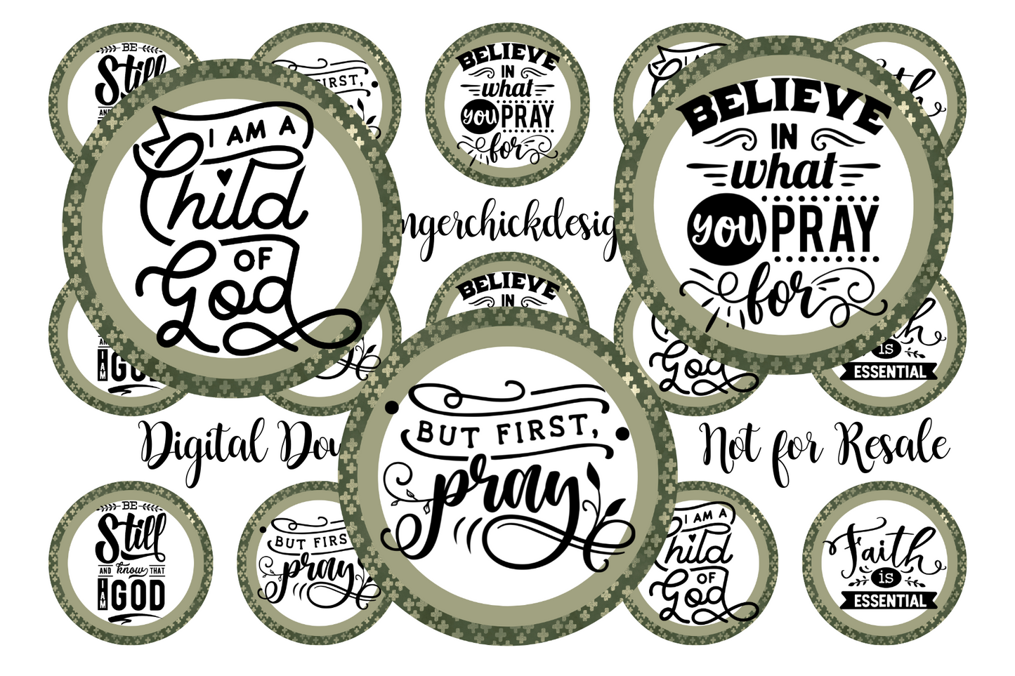 Child of God Bottle Cap Images