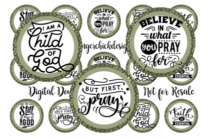 Child of God Bottle Cap Images