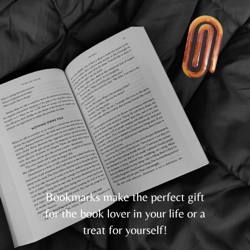 Gold and Red Jumbo Paperclip